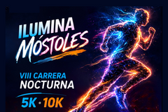 Foto de portada 🌟 Carrera nocturna Ilumina Móstoles 2026: inscripciones abiertas al evento deportivo más luminoso