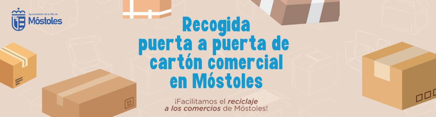 Imagen Móstoles impulsa la recogida de cartón de los establecimientos puerta a puerta